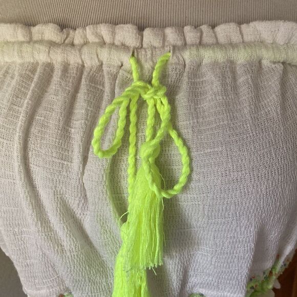 Free People No More Tiers Embroidered Beaded Boho Tube Top Sz XS New With Tags - Picture 4 of 13